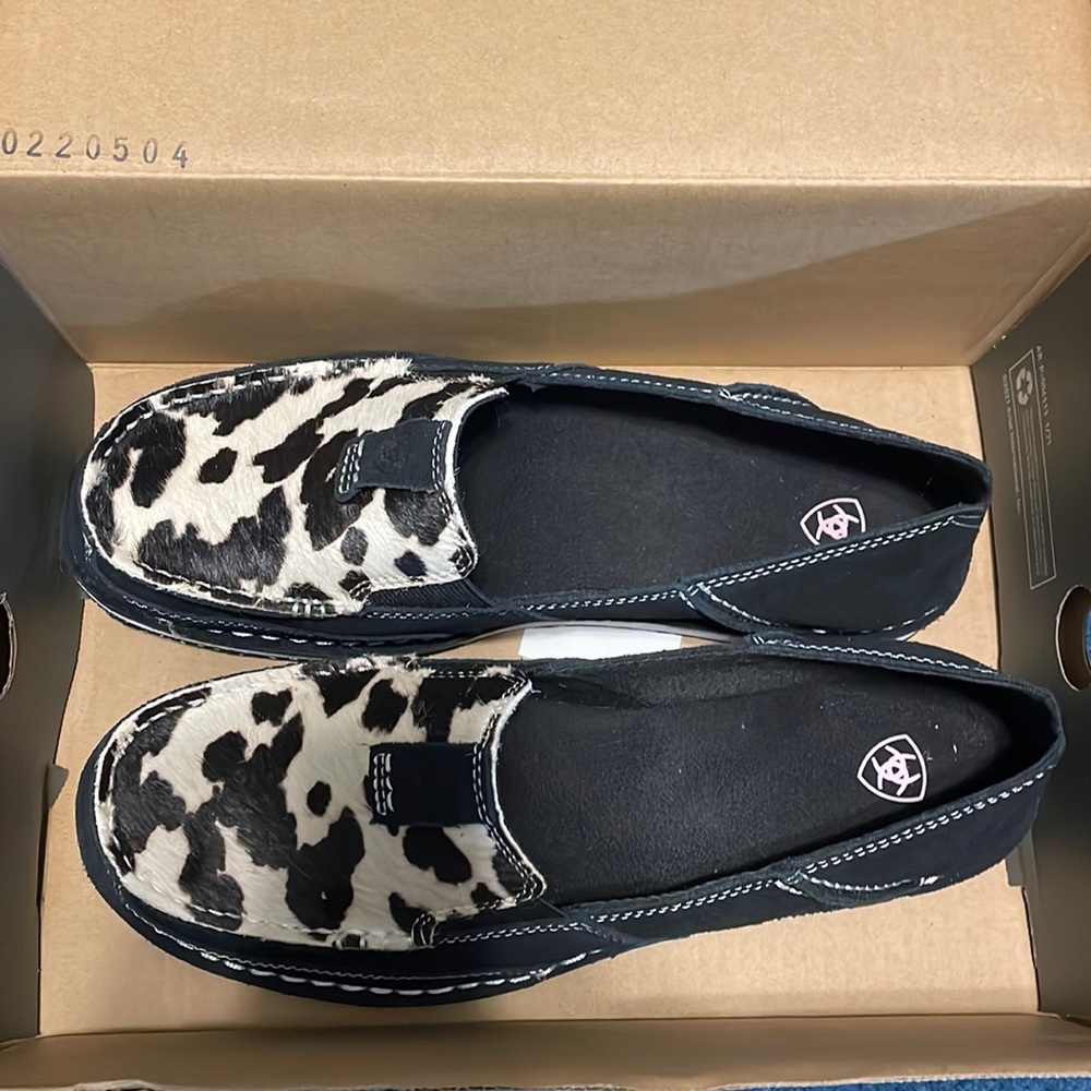 Ariat Cow Print Shoes